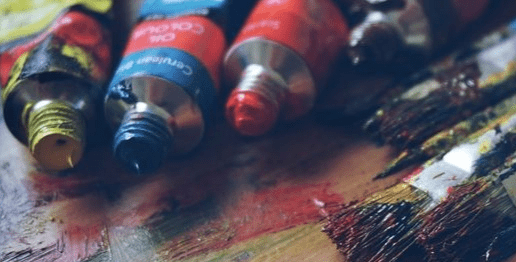 ما هي المادة المناسبه لخلط الألوان الزيتية
